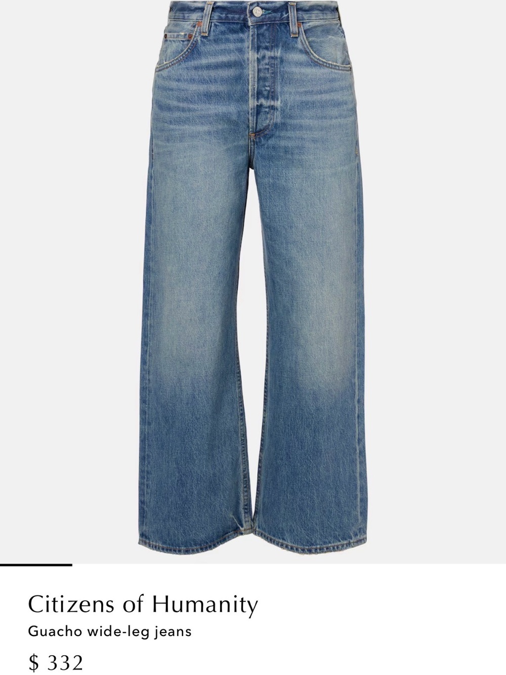 Citizens Of Humanity Light Blue Bootcut Jeans